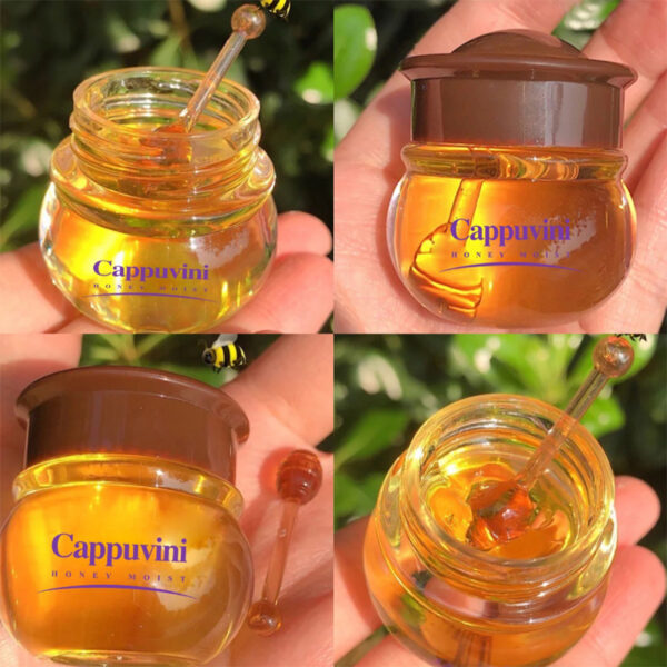 10ML Unisex Honey Lip Oil Moisturizing Nourishing Anti wrinkle Lip Care Mask Anti cracking Smooth Lips 3