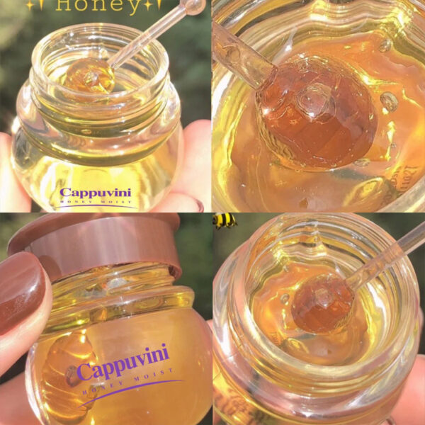 10ML Unisex Honey Lip Oil Moisturizing Nourishing Anti wrinkle Lip Care Mask Anti cracking Smooth Lips 4