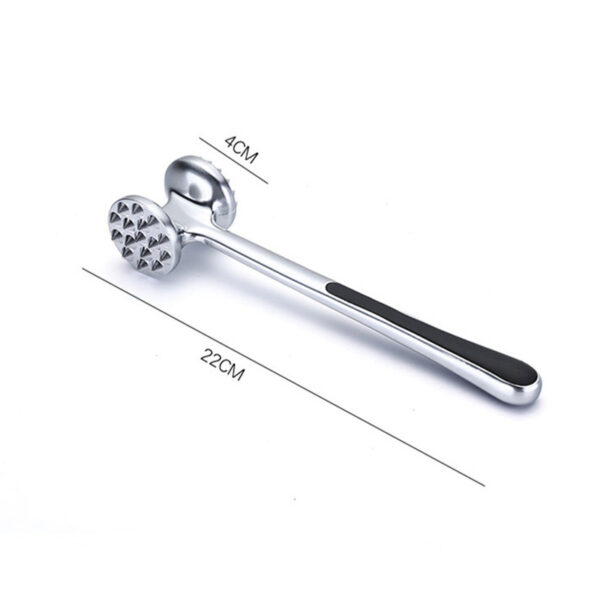 1PC Portable Loose Meat Hammer Long Handle Profession Steak Pork Meat Tenderizer Needle Zinc Alloy Kitchen 5