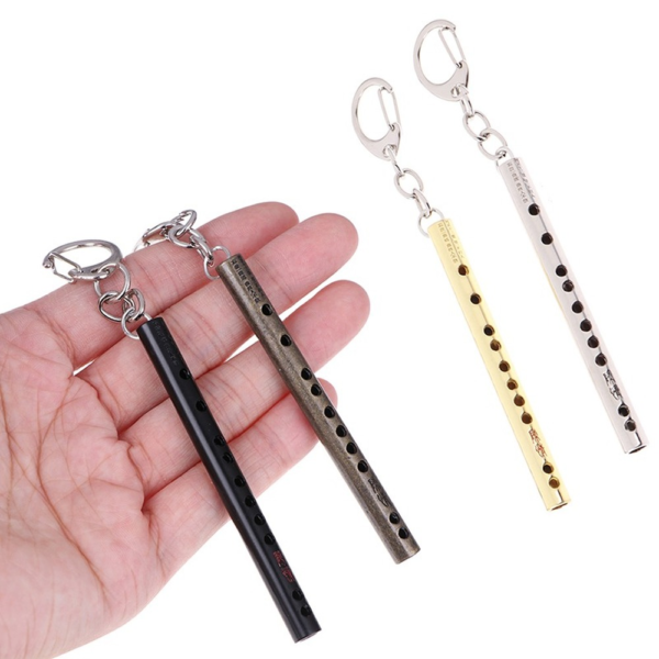 1kom mini džepni muzički instrument privjesak za cosplay rekvizit dodaci flauta privjesak za ključeve privjesak 1