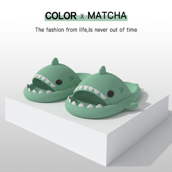2022 Shark Slippers Summer Adult Couple Slippers Tide Indoor and Outdoor Funny Home Cute Cartoon Parent 10.jpg 640x640 10
