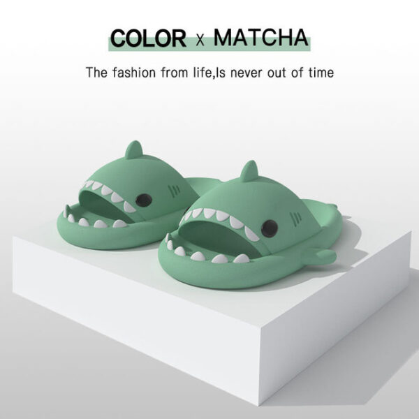 2022 Shark Slippers Igba otutu Agba Tọkọtaya Slippers Tide inu ile ati ita gbangba Funny Home Cute Cartoon Obi 10.jpg 640x640 10