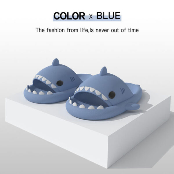 2022 Shark Slippers Igba otutu Agba Tọkọtaya Slippers Tide inu ile ati ita gbangba Funny Home Cute Cartoon Obi 8.jpg 640x640 8