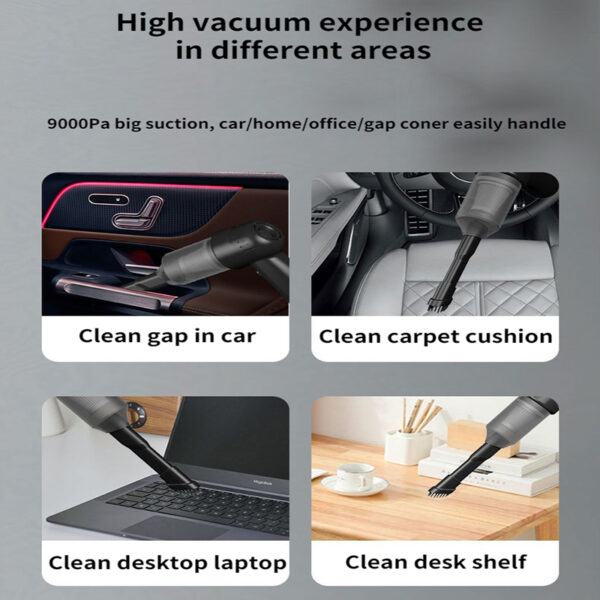 9000PA Wireless Car Vacuum Cleaner YeMota Imba Shandisa Inotakurika Cordless Mini Yakakwira Suction Vacuum Cleaner 2