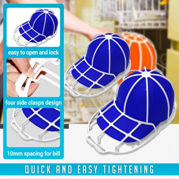 キャップクリーニングアシスタント野球帽ワッシャー棚収納ラッククイック締付け乾燥使いやすい帽子1