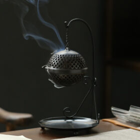 Creative Retro Iron Frame Incense Burner - image 6