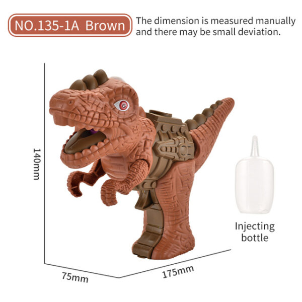 Gwn chwistrellu tân sain deinosoriaid Tyrannosaurus Rex Triceratops sain golau haf awyr agored diheintio gwn diogel plant 2.jpg 640x640 2