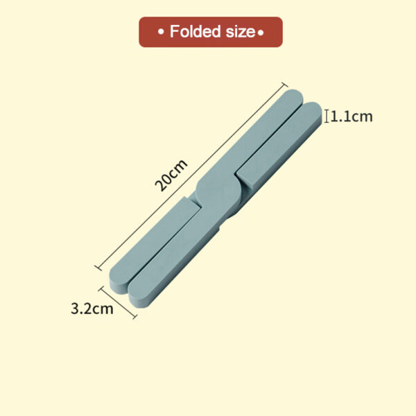 Tappetino pieghevole antiscivolo per pentole, tappetino in silicone resistente al calore, supporto per croce, sottobicchiere, tovaglietta, piatto 5