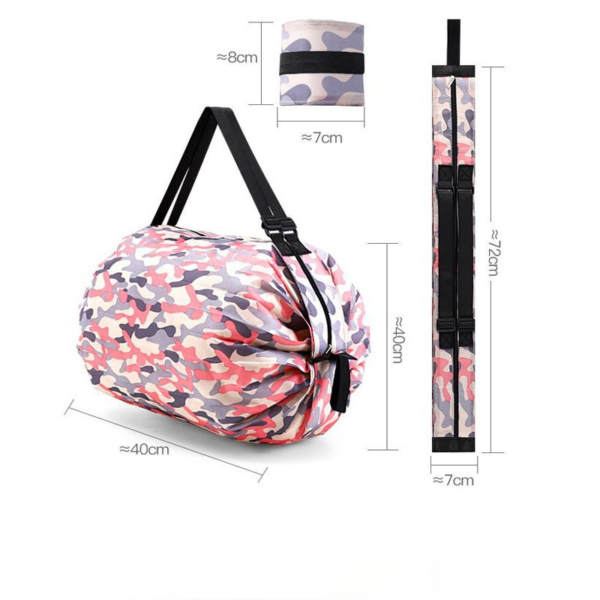 Foldable Shopping Bag Waterproof Outdoor Travel Storage Bags Large capacity Portable Beach Bag supermarket Grocery Bag