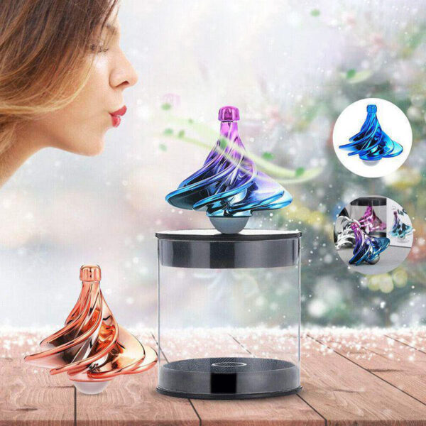 Funny Desk Wind BlowingToy Rotating Pocket Toy Fidget Kinetic Spinner වැඩිහිටි ආතති සහන ළමුන් සඳහා සෙල්ලම් බඩු 3