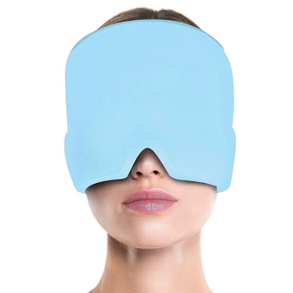 Gel Hot Cold Therapy ခေါင်းကိုက်ခြင်း Migraine Relief Cap For Chemo Sinus Neck Wearable Therapy Wrap Stress 2.jpg 640x640 2