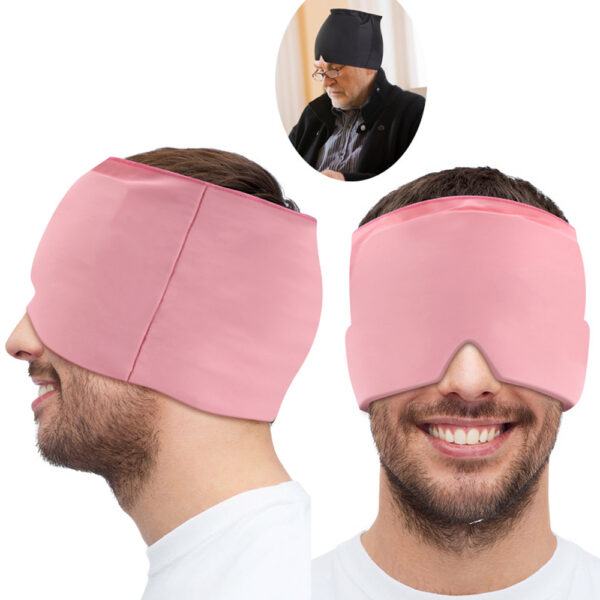 Gel chaud froid thérapie maux de tête soulagement de la Migraine capuchon pour chimio Sinus cou portable thérapie enveloppement Stress