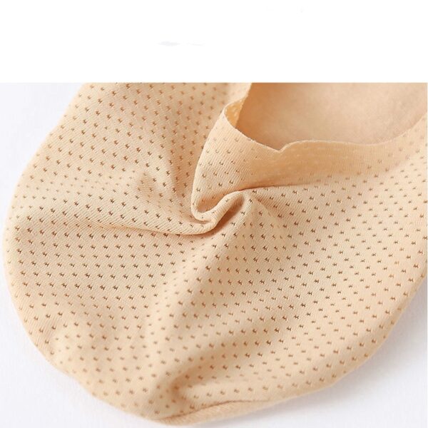 Invisible Mesh Ice Silk Hollow Breathable Boat Socks Men Woman Summer Silicone Heel Anti Slip Ultra 5