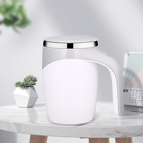 Lazy Coffee Misring Cup Auto Cup Magnetic Rotating Electric Milk Cup Mark Cup 304 Stainless Steel 3