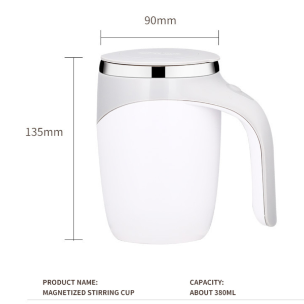 Lazy Coffee Stirring Cup Auto Cup Magnetic Rotating Electric Milk Cup Mark Cup 304 Stainless Steel