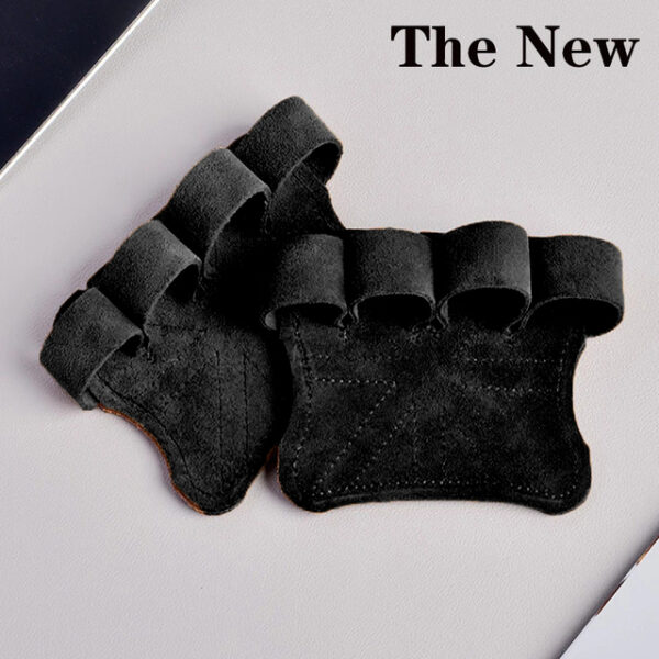 Leather Weight Lifting Training Gloves Palm Protection Women Men Fitness Sports Gymnastics Grips Pull Ups