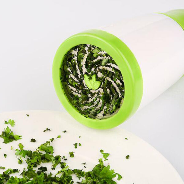 Manual Herb Grinder Detachable Spice Cutter Mill with Stainless Steel Blade Food Parsley Herb Vegetable Grinder 2