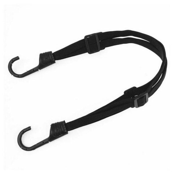 Motorcycle Helmet Elastic Rope Strap 2 Hooks Retractable Rubber High Strength Elastic Tensioning Belts Band