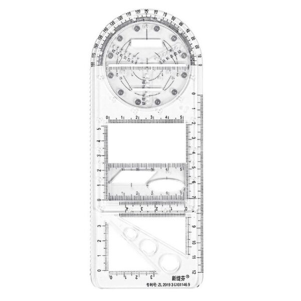 Multifunctional Drawing Template Art Design Construction Architect Stereo Geometry Ellipse Drafting Scale Ruler Measuring Tool 1.jpg 640x640 1