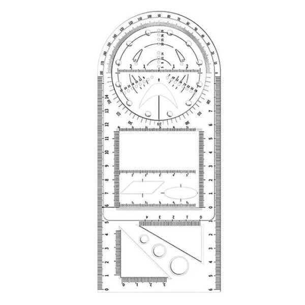 Multifunctional Drawing Template Art Design Construction Architect Stereo Geometry Ellipse Drafting Scale Ruler Measuring Tool 5.jpg 640x640 5