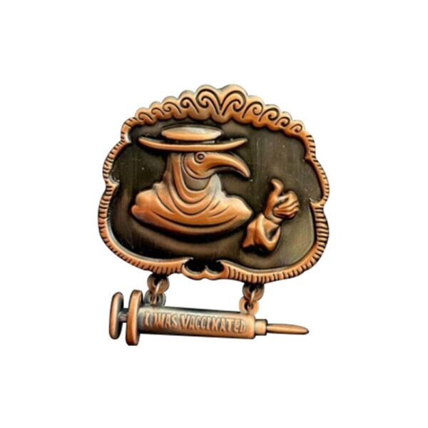 New Fashion Men 39 s Brooch Plague Doctor Pin Accessory Workplace White collar Workers Wear Jewelry 5