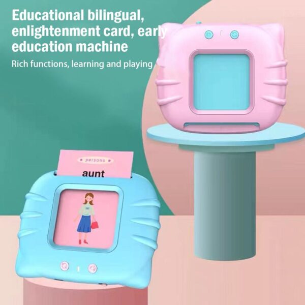 New children s education enlightenment early education card machine English interactive audio toy intelligent learning machine 2