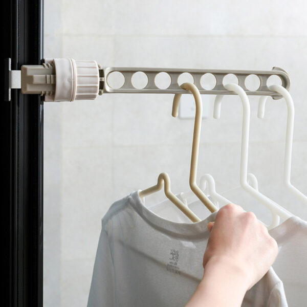 Outdoor Travel Portable Window Frame Clothes Hanger Portable Indoor Window Drying Rack Indoor Hanging Rack for 1