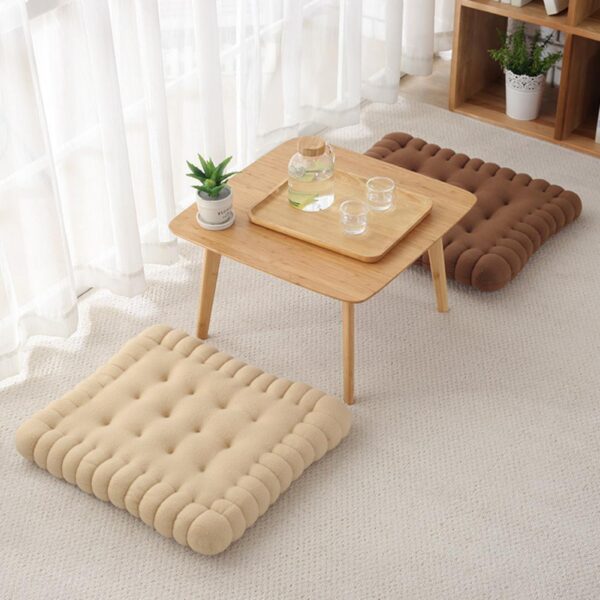 Cuscini in forma di biscuit Cuscini antifatica in PP Cotone Safa per a decorazione di casa Cuscini decorativi per u divano 1