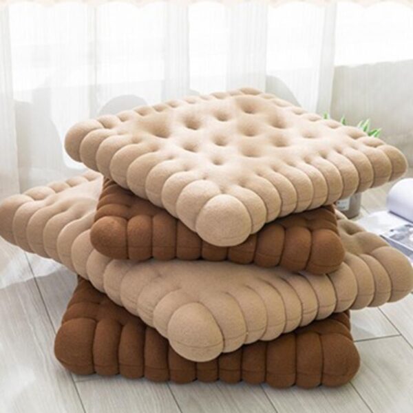 Cuscini in forma di biscuit Cuscini antifatica in PP Cotone Safa per a decorazione di casa Cuscini decorativi per u divano 3