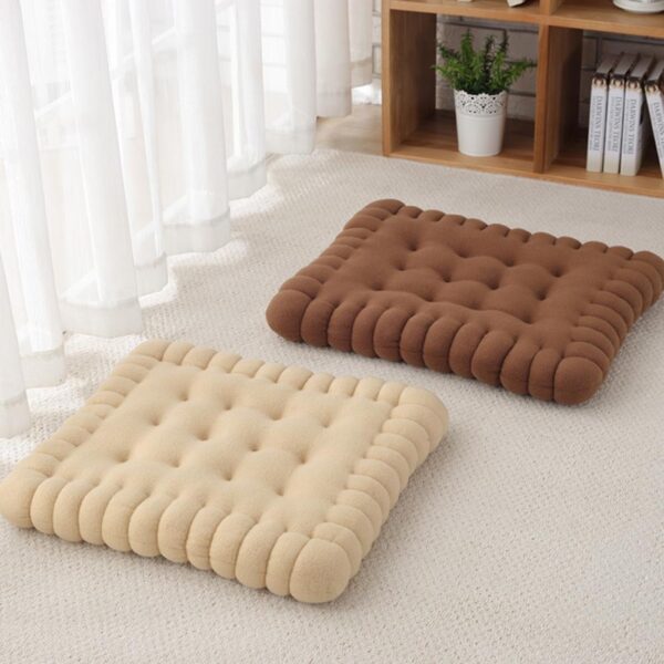 Pillow Biscuit Shape Anti fatigue PP Cotton Safa Cushion for Home Decor Decorative Pillows for Sofa