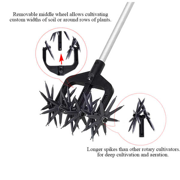 Алат за ротациони култиватор Скарификатор за башту Алат за обрађивање травњака Скарификатор за травњак Врт за глодање Артефакт 2