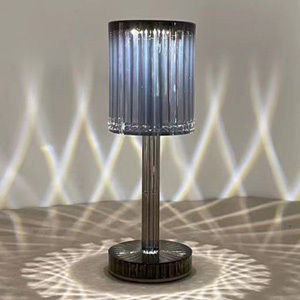 Smart Crystal Table Lamps Rechargeable Bedside Lamp Diamond LED Night Lights Touch Remote Lamp Home
