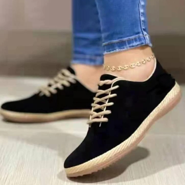 Sneakers Women Fashion 2022 Lace Up Platform Sneakers Plus Size Shoes For Women Breathable Soft Walking 5