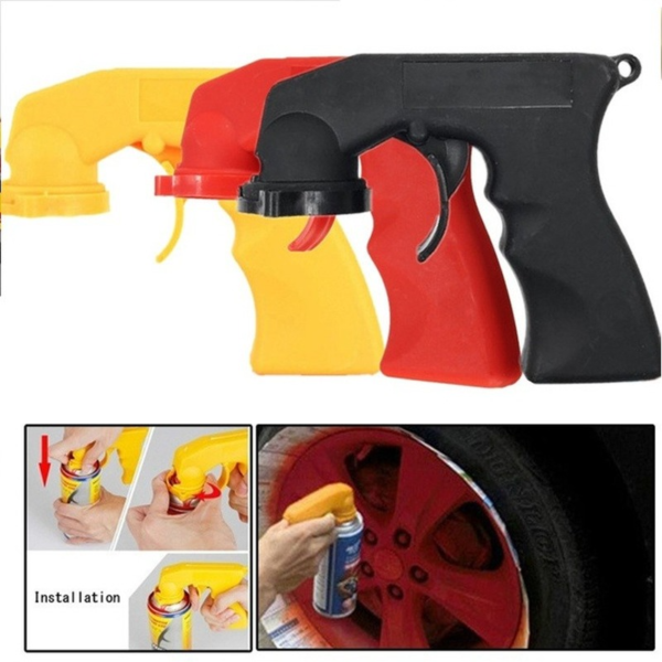 Spray Adapter Paint Care Aerosol Spray Phom Handle with Full Grip Trigger Locking Collar Maintenance Repair 1