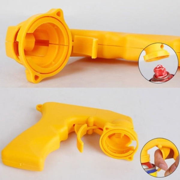 Spray Adaptor Paint Care Aerosol Spray Gun Handle with Full Grip Trigger Locking Collar Maintenance Repair 3