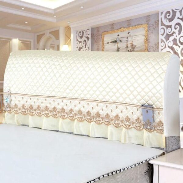 Thicken Bed Head Cover Elastic All inclusive Headboard Cover Bed Head Back Protection Lace Decor Dust 4.jpg 640x640 4