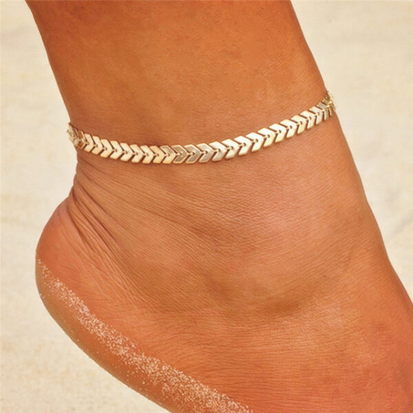 Anklets Samhraidh Nathair Bohemian VAGZEB Do Mhná Bracelet rúitín Socraithe Ar Slabhra Cosa Seodra Femme cosnochta 4.jpg 640x640 4