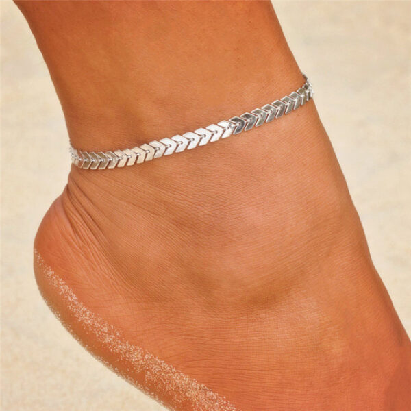 VAGZEB Bohem İlan Yay Anklets Qadınlar Üçün Ayaq Biləyi Qolbaq Dəsti Ayaq Zənciri Femme Ayaqyalın Bijuteriya 5.jpg 640x640 5