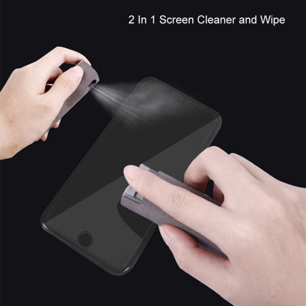 phone clean screens spray Computer Screen Cleaner Spray Dust Removal Microfiber Cloth Cleaning Artifact Without Cleaning 1