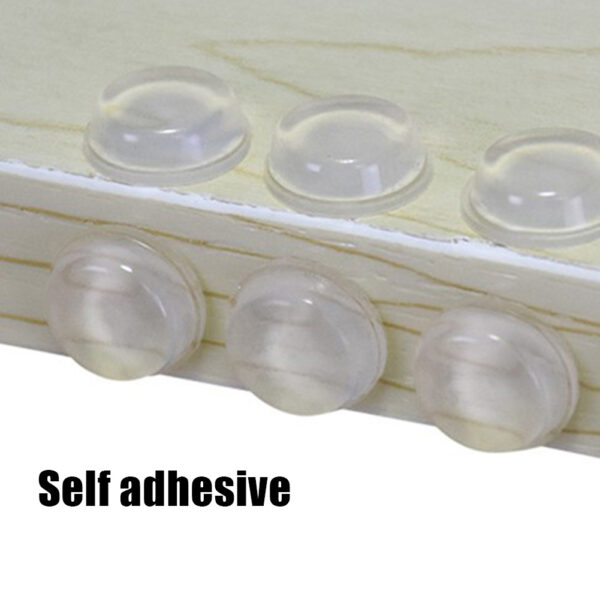 100 64PCS Self Adhesive Rubber Damper Buffer Cabinet Bumpers Silicone Furniture Pads Cushion Protective Hardware Door 2