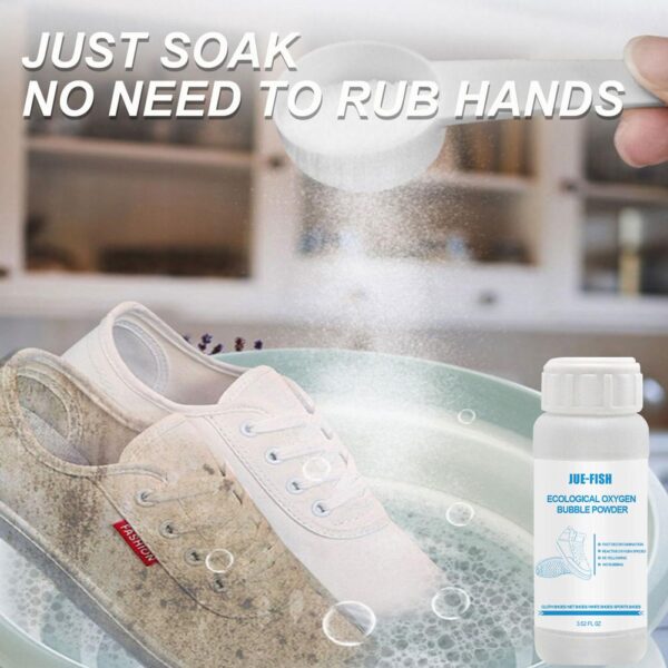 100ml White Shoes Cleaner Bubble Shoe Washing Powder Whiten Refreshed Polish Cleaning Tool For Casual Leather