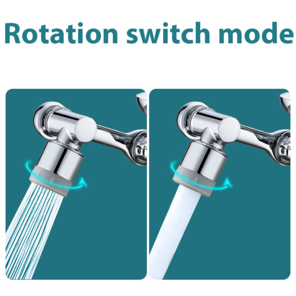 1080 Rotatable Faucet Spray Head Wash Basin Kitchen Tap Extender Adapter Universal Splash Filter Nozzle Flexible 4