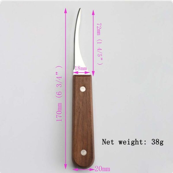 1pcs RVS Peeling Shrimp Lobster Messen Shrimp Line Knife Praktyske Seafood Tools Draagbare Keuken Supplies 3