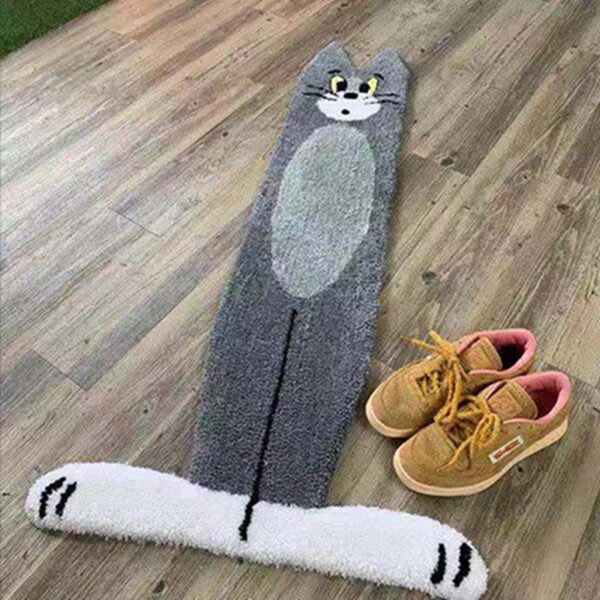 60x90cm 70x120cm Creative tom Cat Carpet Cartoon Stair Rug Funny Anime Carpet 3D Printed Bedroom Floor 1