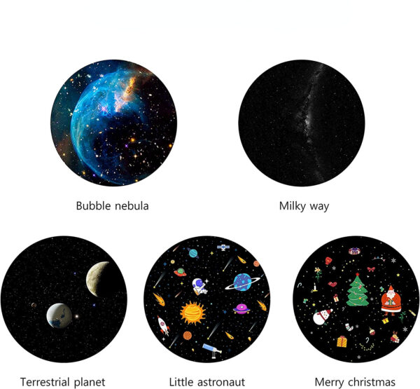 ATUBAN Bintang Proyektor Lampu Langit Dekorasi Ruang Tamu Estetika Planet Presentasi untuk Anak-anak Gadis Remaja Dewasa