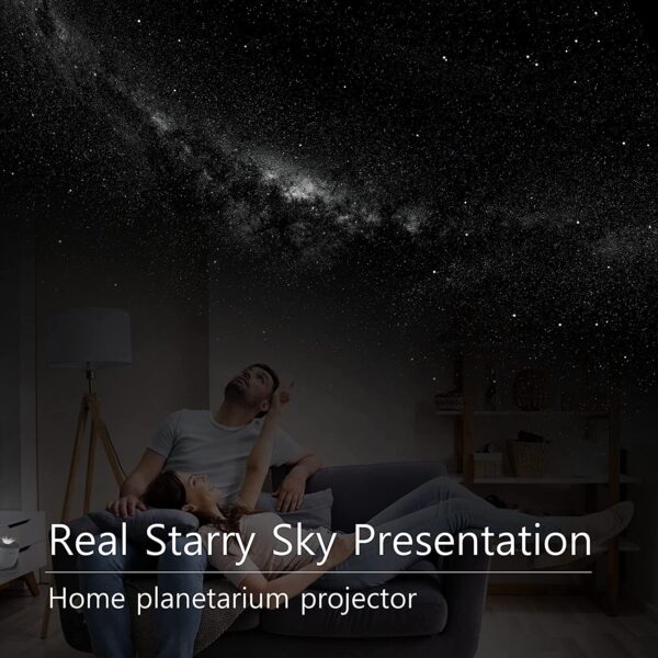 Projector d'estrelles ATUBAN Llum del cel Decoració de la sala d'estar Presentació de planeta estètica per a nens Adolescents Nenes Adults 3