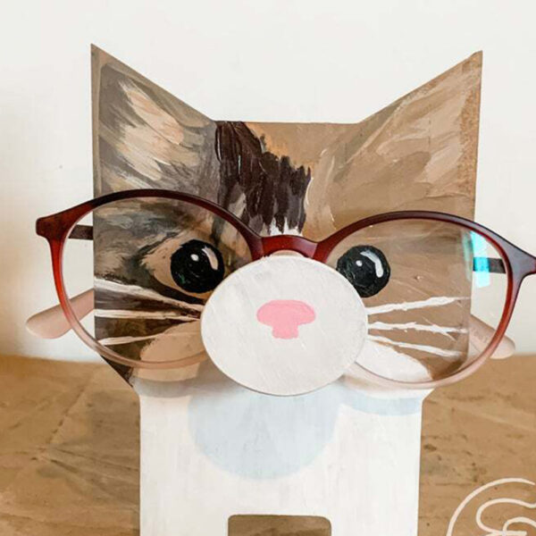 Animal Wood Carvings Glasses Display Rack Shelf Sunglasses Jewelry Holder for Home Office Showcase Decor 4