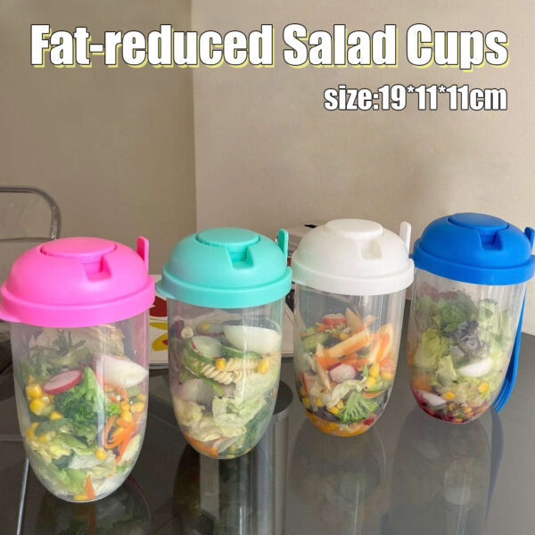 Bottle Salad Container For Lunch Cup Typed Salad Container As Lunch Salad Bento Box With Fork