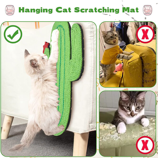 Cat Scratching Board Cat Scratcher Toy Sisal Rope Kitten Scratch Board Cats Scratching Toys Protecting Furniture 3