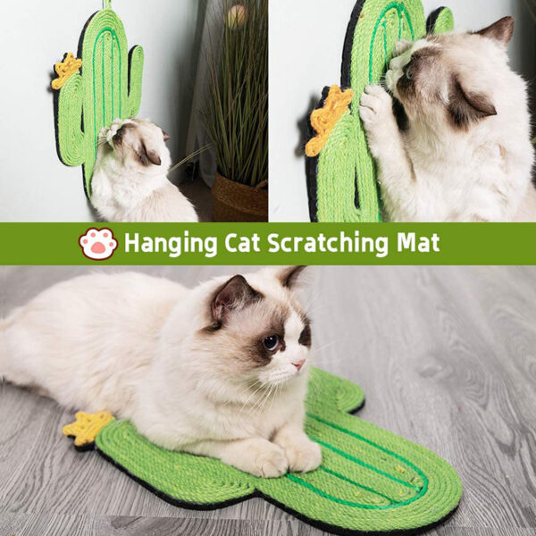 Cat Scratching Board Cat Scratcher Toy Sisal Rope Kitten Scratch Board Cats Scratching Toys Protecting Furniture 4